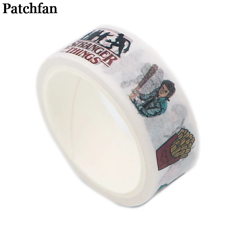 20 шт./лот Patchfan Stranger things 90s забавные DIY Скрапбукинг дети Васи бумага маскирующая Лента Печатный узор наклейка Пастер A2339