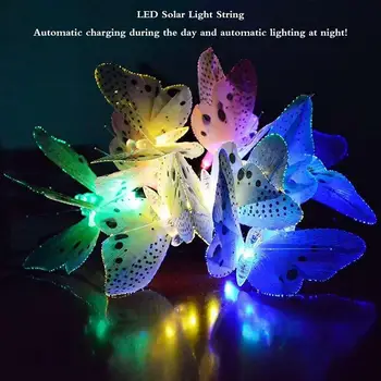 

Automatic On/Off Solar LED String Lights 12 LED Solar Garden Lights Fairy String Lights Outdoor Lawn Light Decoration Lighting