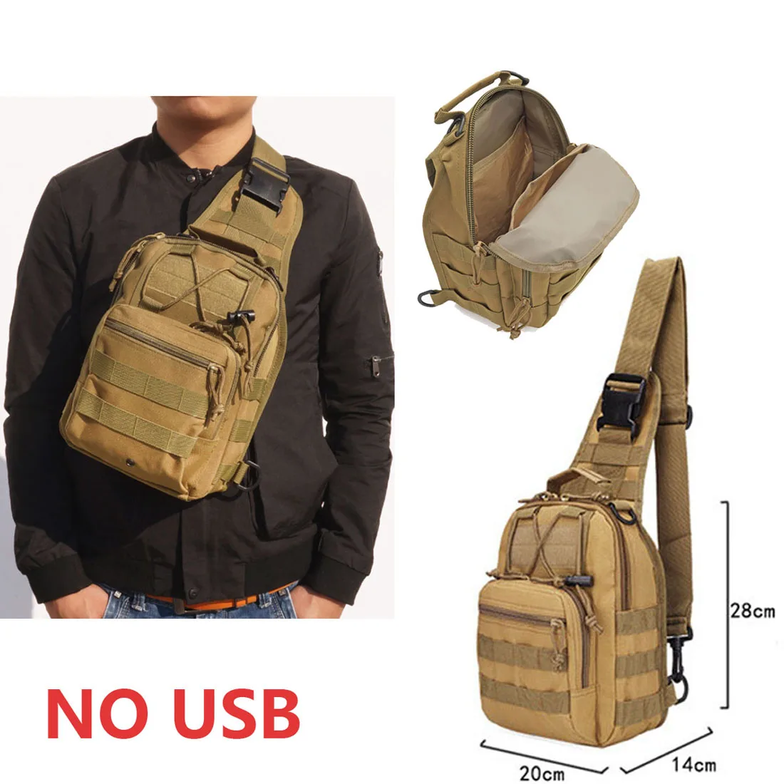 USB зарядка, военная тактическая сумка на плечо, сумка для альпинизма, Путешествий, Походов, треккинга, спортивный рюкзак для альпинизма, противоугонные сумки