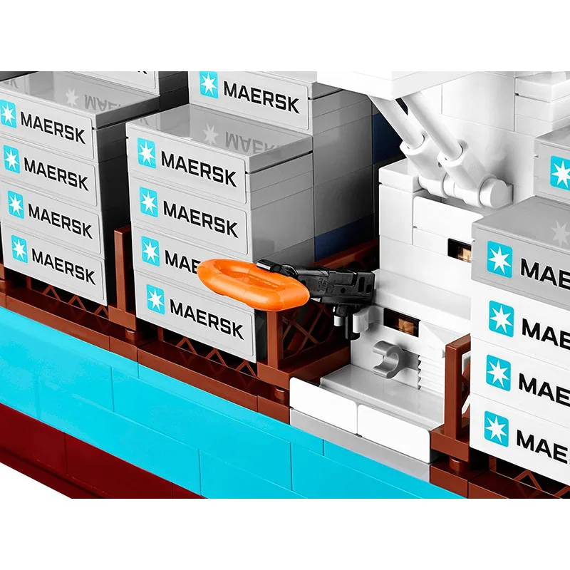 22002 Creator Expert Maersk Line Triple E Freighter грузовой корабль модель строительные блоки