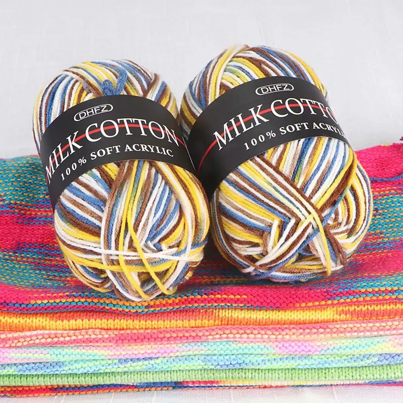 50g/pc Crochet Knitting Lana Soft Baby Milk Cotton Wool Yarn For Scarf Sweater DIY Needlework And Crochet knitting yarn knitting wool yarn crochet yarn cotton yarn cotton knitting yarn wool yarn cotton wool yarn