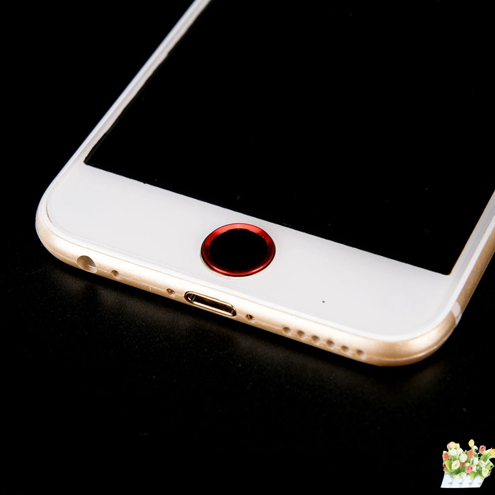 E Наклейка на кнопку «домой» для Apple iPhone 8, 7, 6, 6S Plus, 5S, SE, отпечаток пальца, сенсорный ID, защита от пота, для iPad Air 2, 3, 4 - Цвет: E