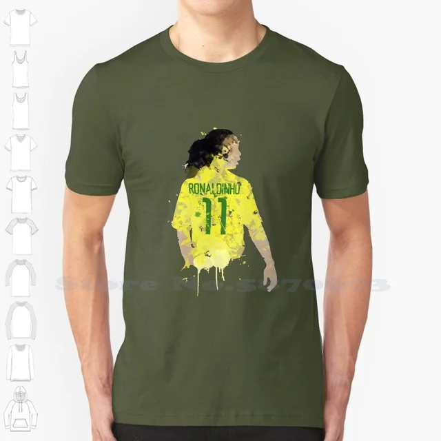 Ronaldinho Brazil Legend Art Fashion 
