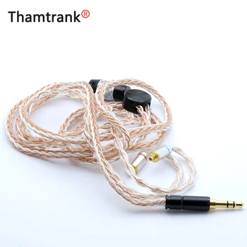 

1.2M 1.0mm x 8 Core HIFI Silver Plated Upgrade Cable 3.5/2.5 Plug MMCX/2Pin Connector to Improved Soundstage Depth and Presence
