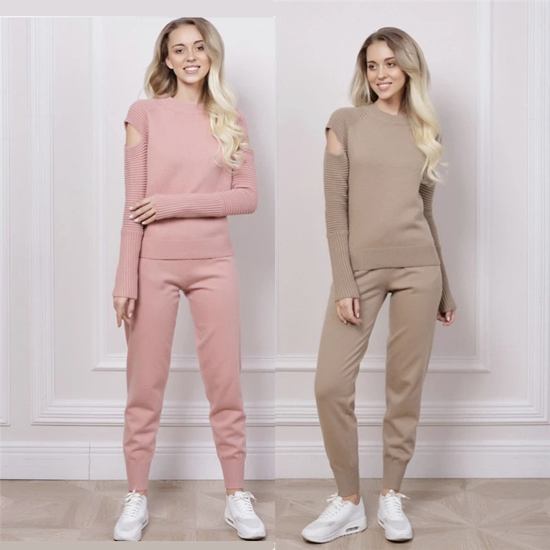 sweater pant suits