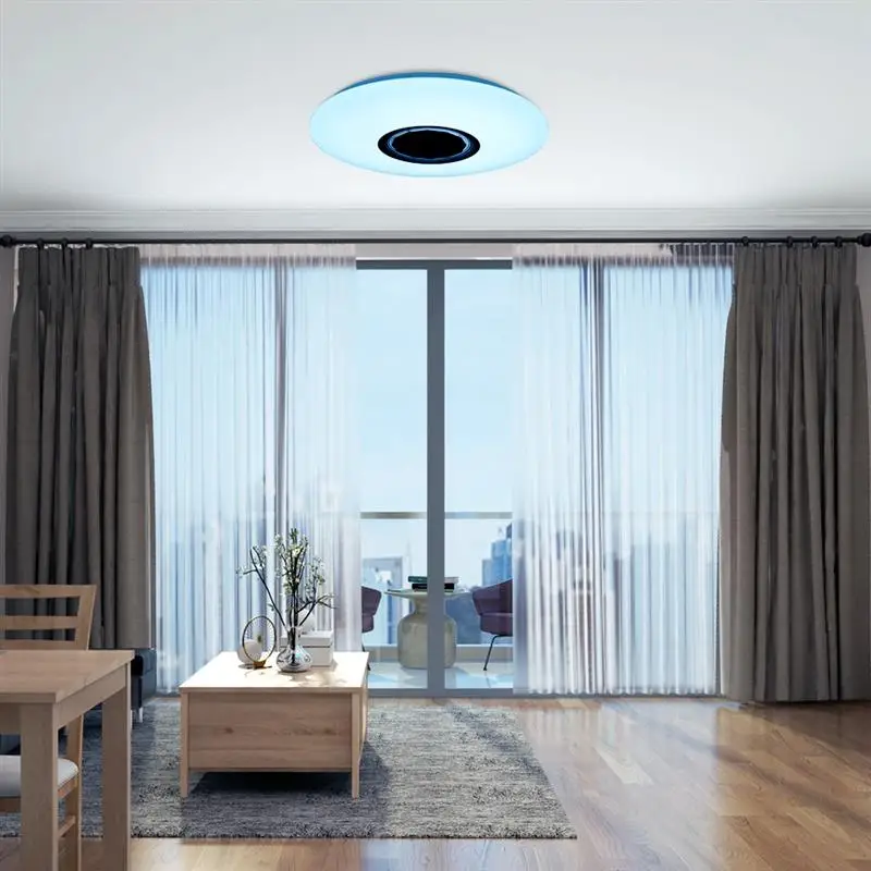 LED Full Color Bedroom Ceiling Light Modern Home 36W 60W Rgb Color APP Bluetooth Music Light Bedroom Lamps Smart Ceiling Lamp