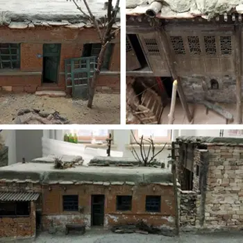 

100/80/70 Pc 1/16 1/35 Miniature Brick Tiles Model DIY Sand Table Manual Wall 72XC