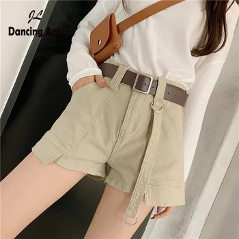 

2020 Women Shorts Skinny Jeans Shorts Feminino leg-openings Plus size Cotton Short with pockets pantalones