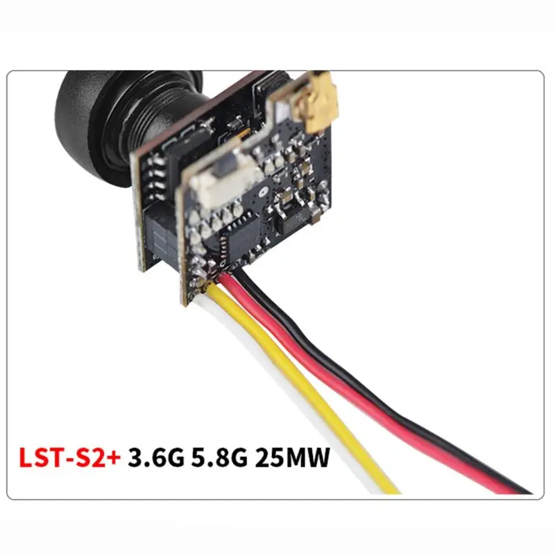 JMT 5.8G 25MW 40CH 800TVL Transmitter LST-S2 LST-S1 LST-S2+ FPV Camera 3.6g FPV AIO Micro Camera Parts LX9A