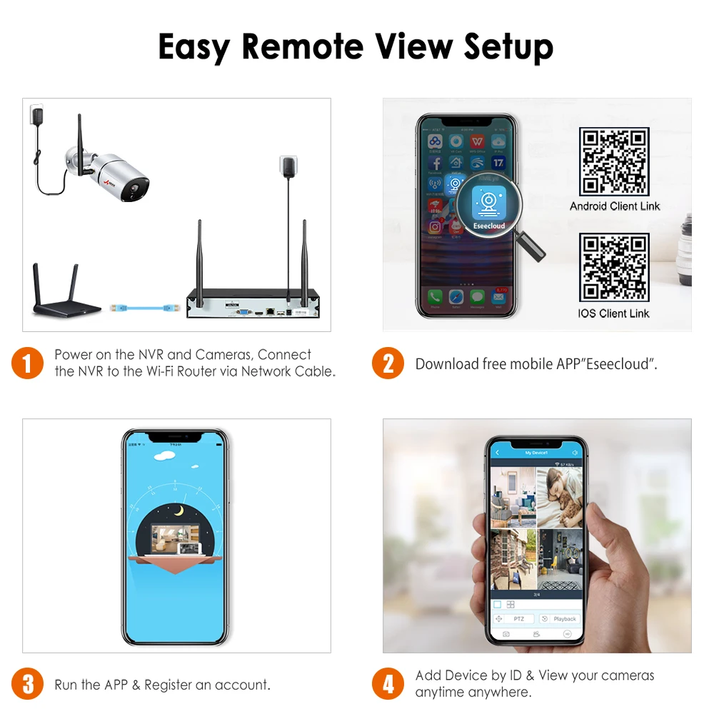 ANRAN CCTV Security Camera System Wireless Video Surveillance System Kit 1080P HD Night Vision Outd - 4.00022E+12  ANRAN CCTV Security Camera System Wireless Video Surveillance System Kit 1080P HD Night Vision Outd - 4.00022E+12