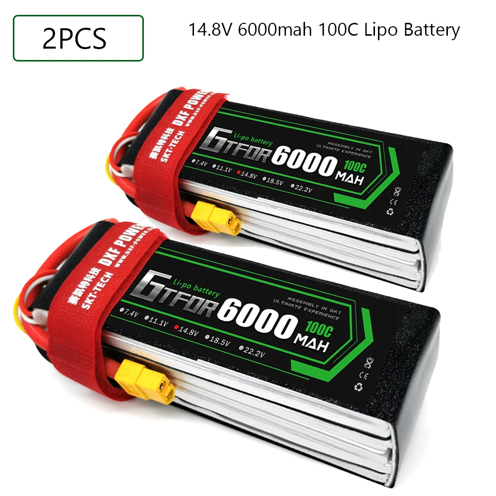 GTFDR 4S 14 8 V 6000mah 100C-200C Lipo батарея XT60 T Deans XT90 EC5 для FPV Дрон самолет гоночный автомобиль