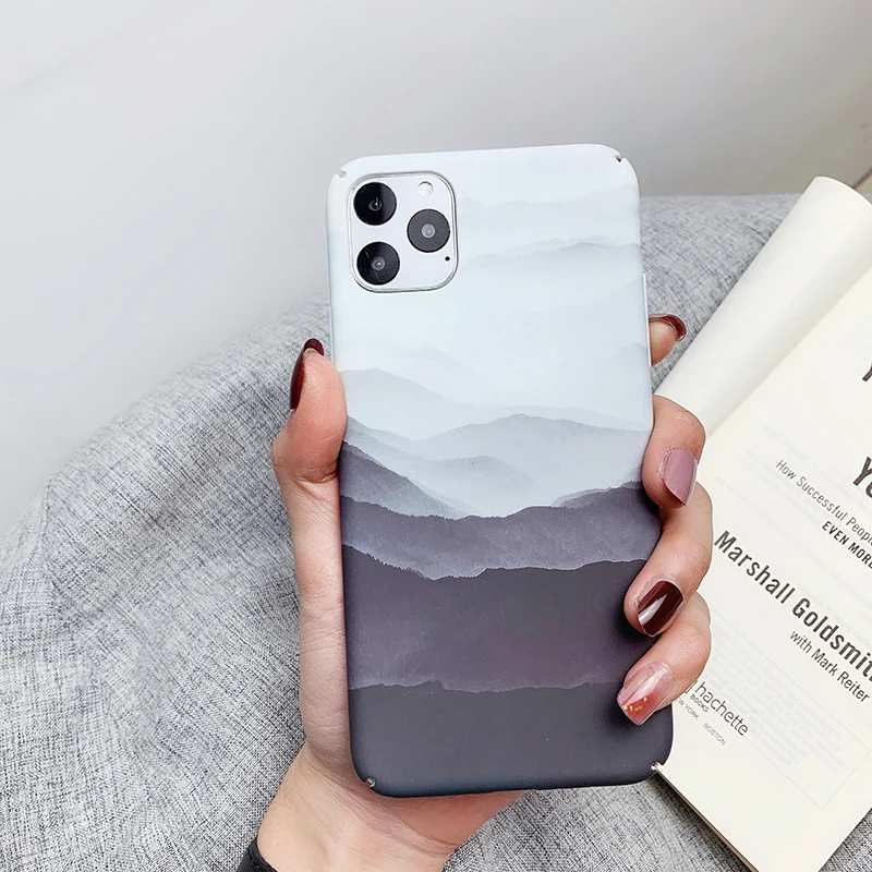 Жесткие PC чехлы для телефонов Xiaomi 8 8SE 8Lite 9 9SE CC9E A3 Lite Горный полный Чехол для Redmi Note 7 Note 8 Note8Pro K20 чехлы