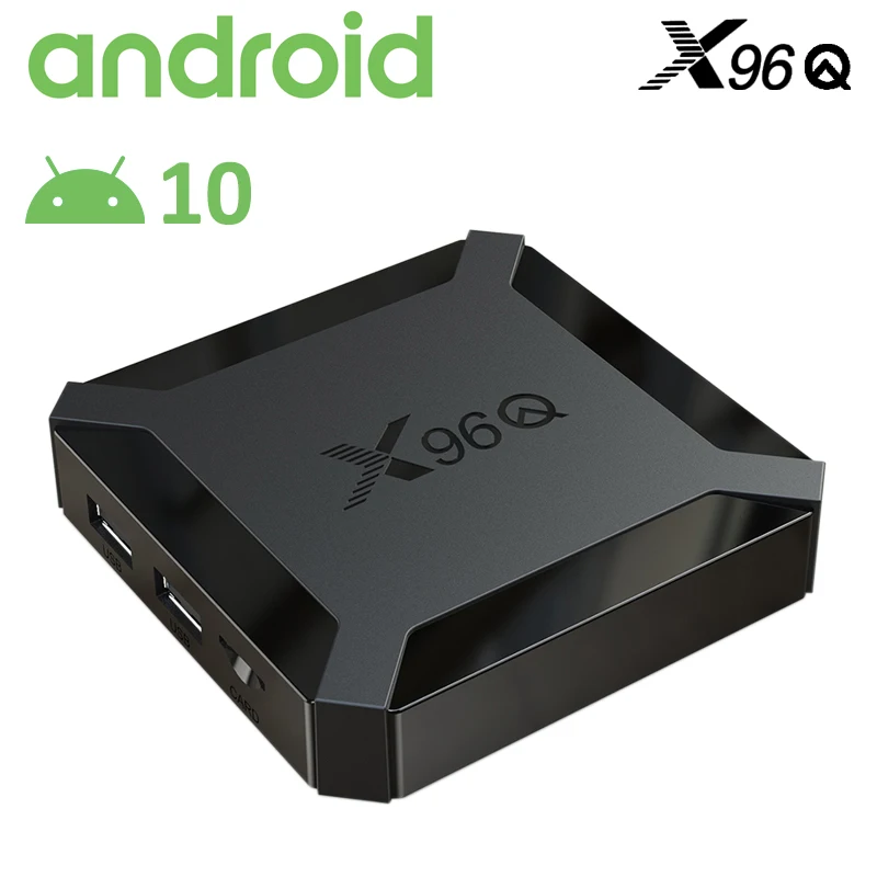 X96Q Android 10 2G/16G PK X96Mini T95 Смарт ТВ коробка Allwinner H313 4 ядра 4K видео плеер X96 Q Wi-Fi YouTube STB |