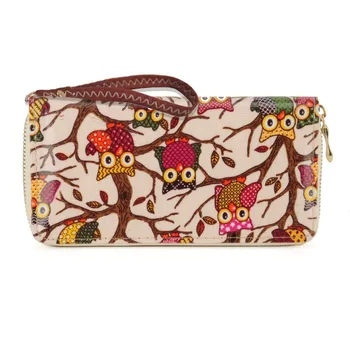 

Women's Long Clutch Wallet Female Fashion PU Leather Animal Coin Purse Mobile Wallet Famous Designer Women's Card Clamp Wallet