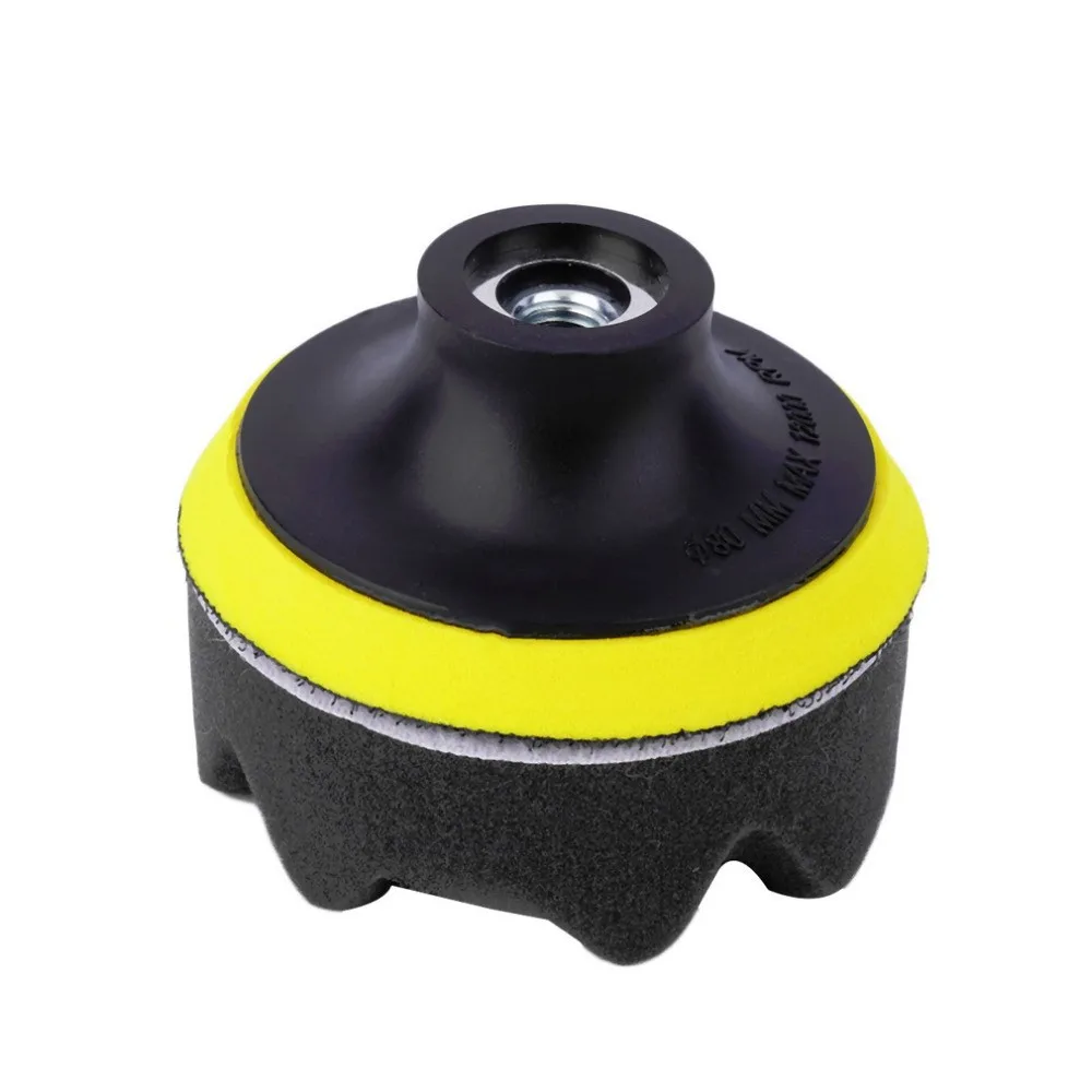 7pcs/set 3 Inch Auto Beauty Waxing Polishing Kit Buffing Pad Auto Car Polishing Sponge Wheel Kit With M10 Drill Adapter Buffe