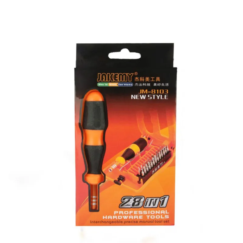 JAKEMY JM-8103 29 в 1 профессиональный набор Многофункциональный прецизионный ремонтный инструмент бытовой электроники DIY отвертка набор
