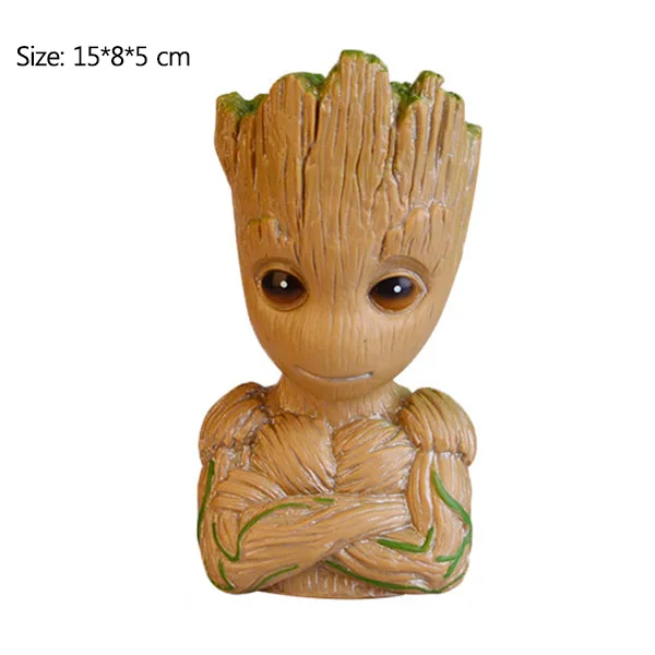 Tree Man Piggy Bank Детская кукла Грут фигурка Копилка дерево человек монета копилка Marvel стражи украшение дома аксессуары подарок на день рождения Настольный - Цвет: Tree Man Piggy Bank