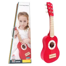 21 дюймов детская Гитара игрушечное укулеле 4 струны Детские Музыкальные инструменты Обучающие инструменты для начинающих акустическая игрушка