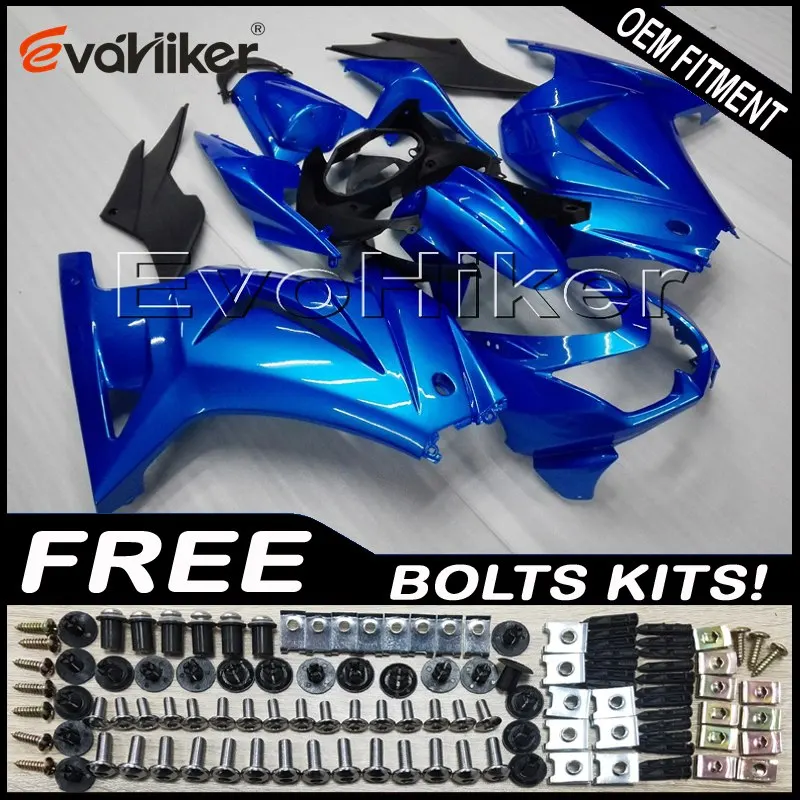 Custom fairing for ZX250R EX250 2008 2009 2010 2011 2012 ABS motor panels Body Kit Injection mold blue+gifts Custom fairing for ZX250R EX250 2008 2009 2010 2011 2012 ABS motor panels Body Kit Injection mold blue+gifts