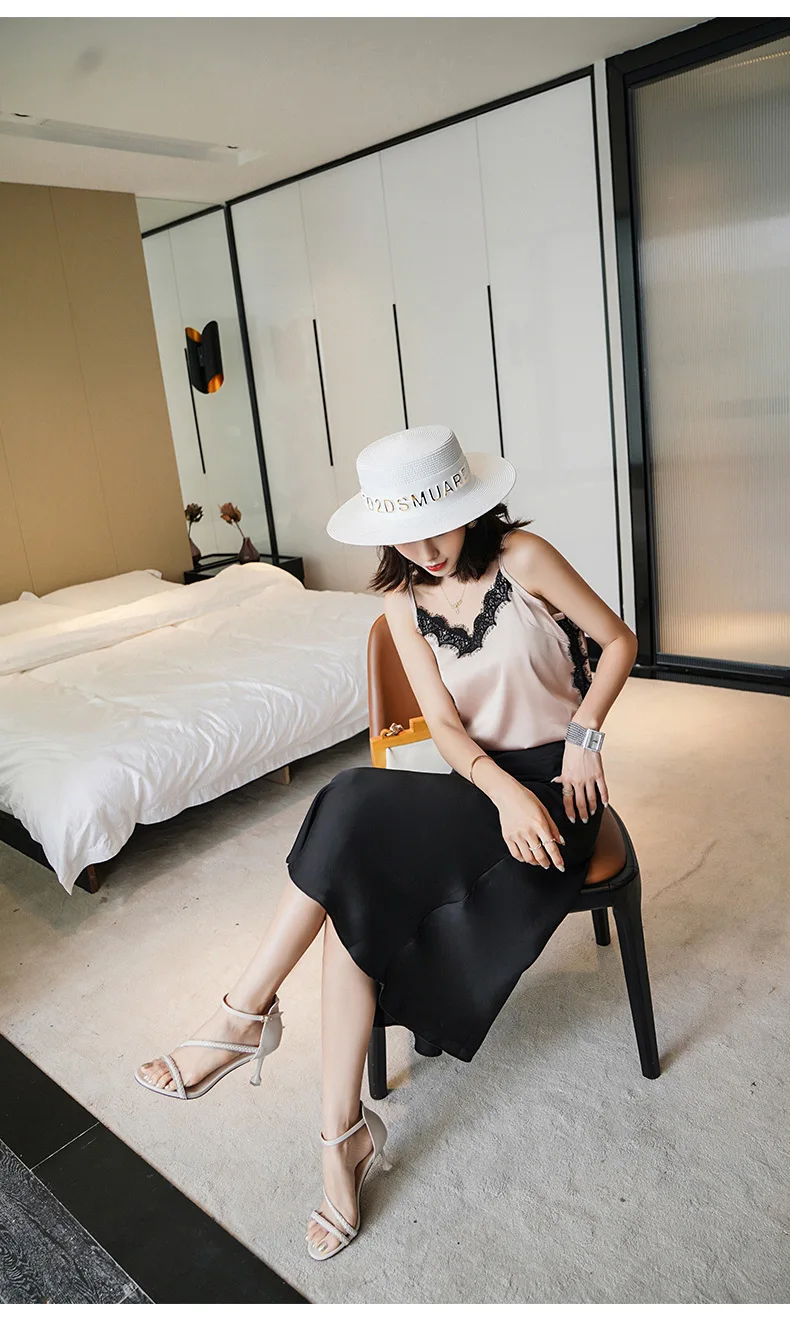 Summer Silk Midi Skirts Womens Korean England Style Satin Office Lady Simple Solid Elegant Faldas Mujer Moda Long Skirts Womens Summer Silk Midi Skirts Womens Korean England Style Satin Office Lady Simple Solid Elegant Faldas Mujer Moda Long Skirts Womens