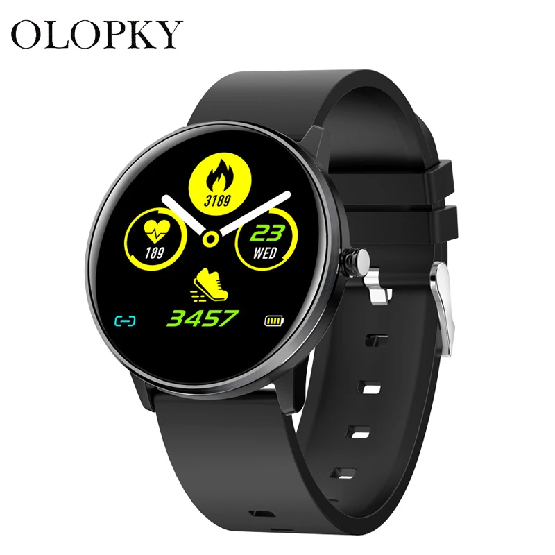 

MX6 Smart Watch Men Women Fitness Full Screen Touch IP68 Waterproof Heart Rate Blood Pressure Monitor Clock For Xiaomi Huawei