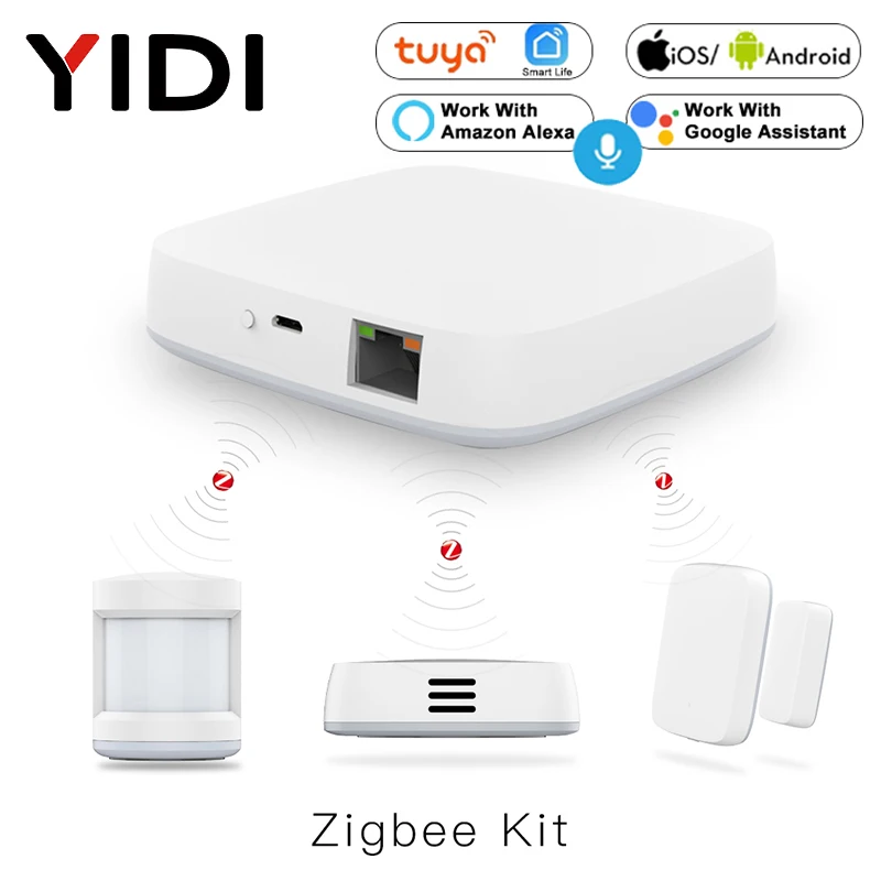 Zigbee умный шлюз концентратор домашняя Автоматизация сцена охранная сигнализация