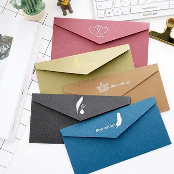 

Retro Elegant Envelope Business Invitation Letter Multicolor Write Blessing Credit Sobres De Papel Letter Paper Stationery