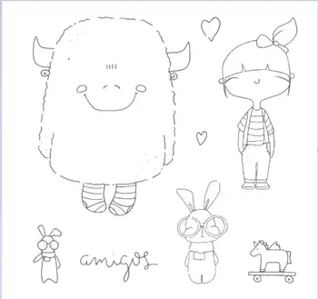 

Spain Clear Silicone Stamp / seal for DIY Scrapbooking / Album Decorative Clear Stamp Sheets A112