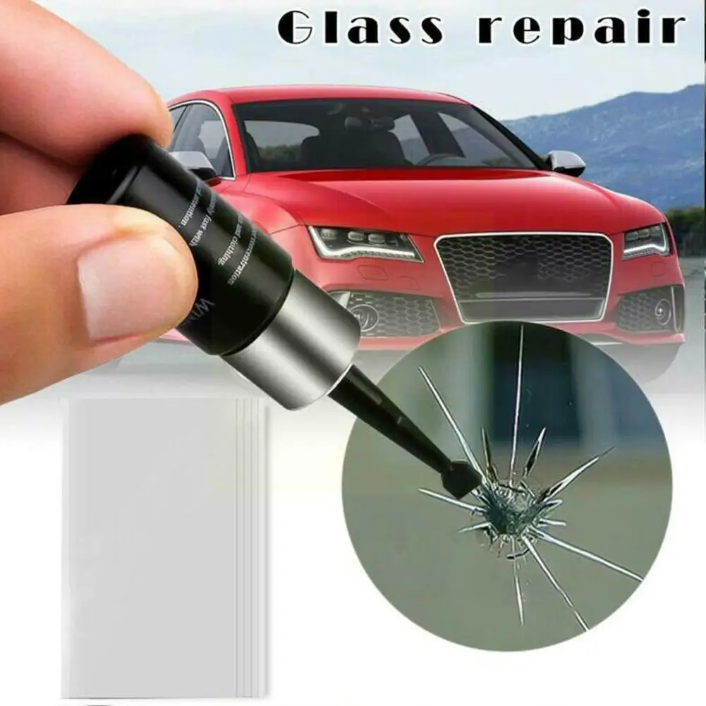 1 Set Auto Glass Scratch Crack Restore Tool Car Windshield Glue Window