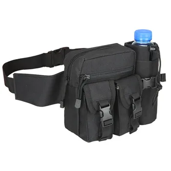

Men Sport Military Hiking Travel Water Bottle Belt Fanny Pack Waist Bag