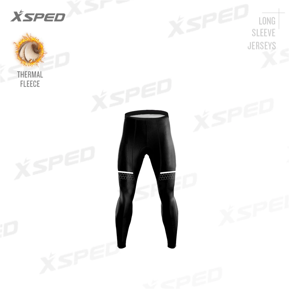 Pants Мужская профессиональная команда Велоспорт Джерси комплект зимняя куртка рукав одежда для велоспорта теплый флисовый комплект MTB теплая одежда Ropa Ciclismo Invierno - Цвет: Pants