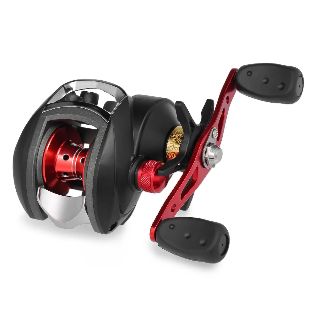 

Lixada Bait Casting Fishing Reel 12+1 BB Ball Bearing GT 8.1:1 One-way Clutch Reel Left/Right Hand Fishing Reel Magnetic Brake