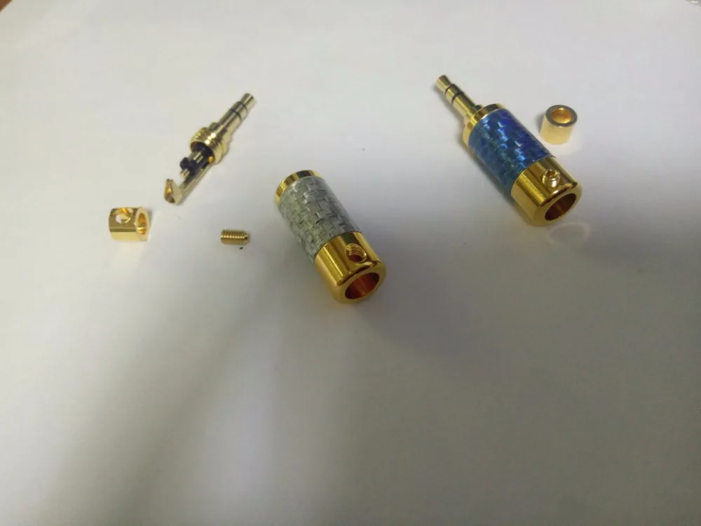 10pcs 3 5 mm 3 Pole Stereo Male Audio Jack Headphone Plug Welding Repair Headphone DIY New
