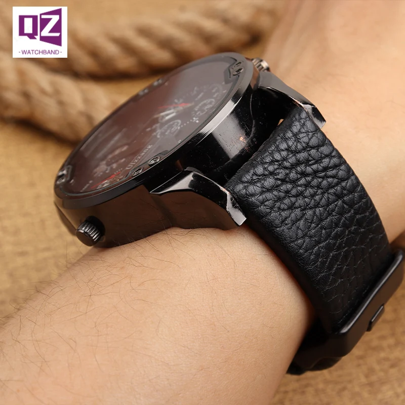 Top Grain Leder armband für diesel Uhr band 22mm24 26 27 28 30mm