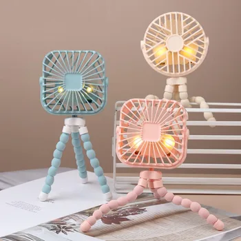 

Mini Stroller Fan 600mAh Personal Portable Desk Handheld Baby Bed Car Seat Fan with USB Rechargeable Battery Operated VD