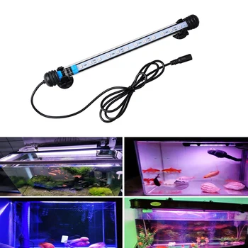 

Blue Light Aquarium LED Lighting 37CM Amphibious Submersible Lights Aquarium for Fish Tank Plant Grow