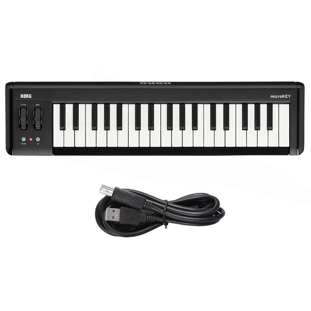 MIDI Controller 37Key Compact USB MIDI Keyboard Controller USB
