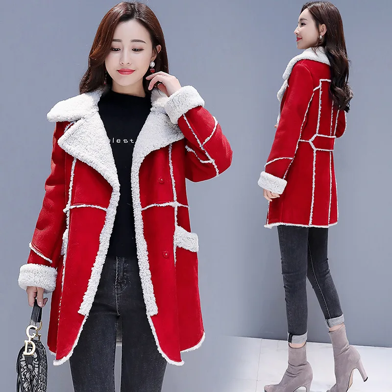 

2019 Autumn And Winter New Style Knitted Cardigan Women's Mid-length Korean-style Loose Fashion Faux Mink Cashmere Thick Sweater