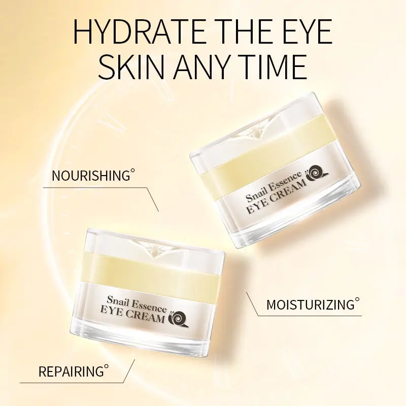Snail Anti Aging Eye Cream Essence Deep Hydrating Against PuffinessFade Fine Lines Dark Circle Eye Bags Nourishing Eye Skin Care
