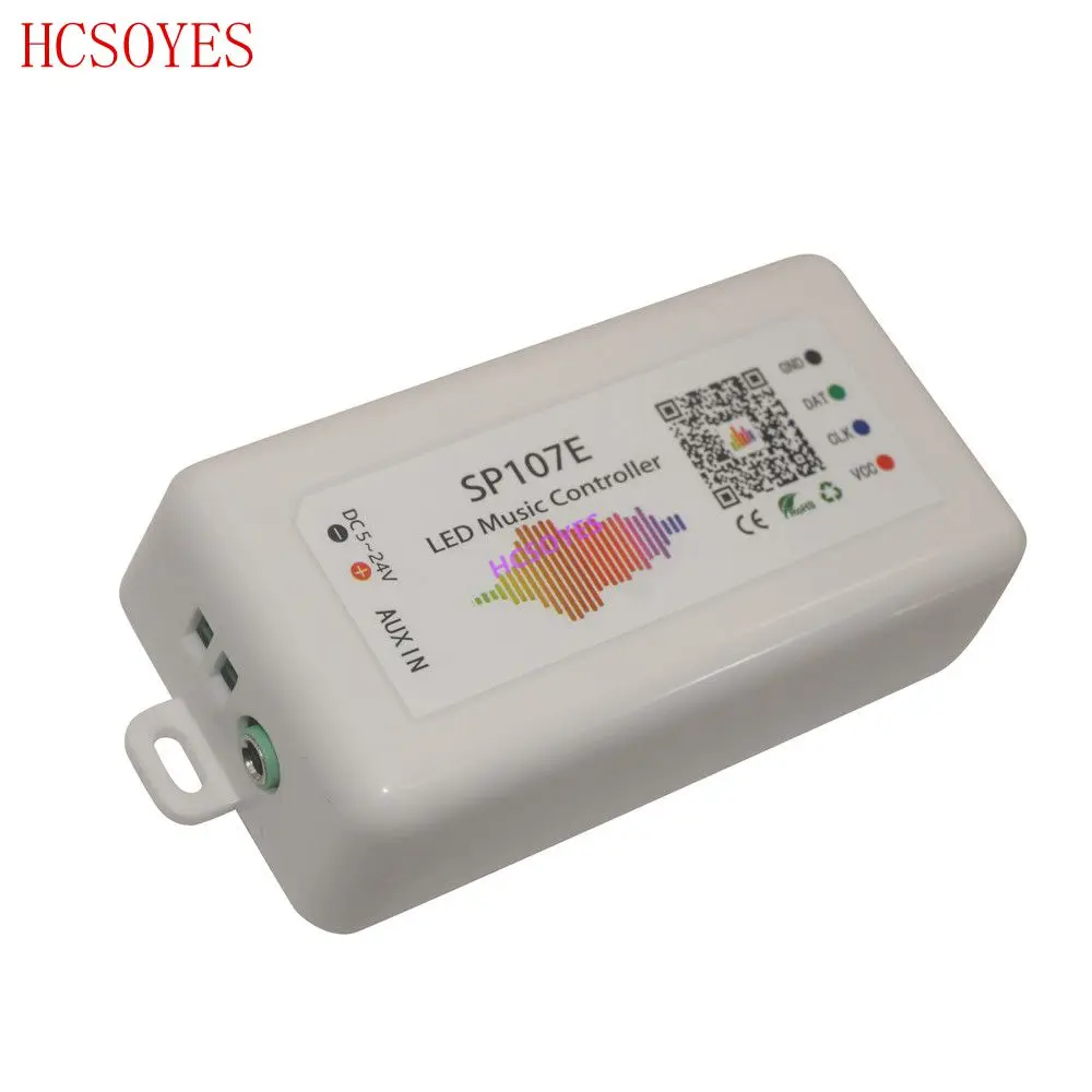 SP107E WIFI Bluetooth Pixel IC SPI музыкальный светодиодный контроллер по телефону приложение