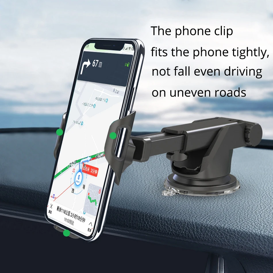 Автомобильный держатель для телефона автомобильный смартфона iphone 8 7 samsung s10 plus