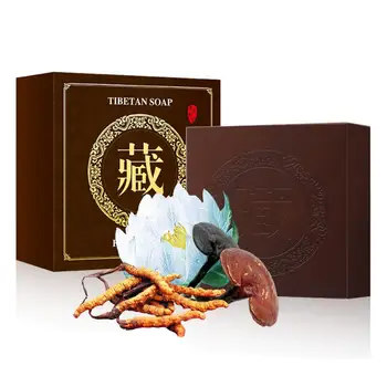 

Tibetan Handmade Soap Rose Essential Oil Soap Cleansing Bath Soap Moisturizing Oil Control Clean Skin Mites Acne Removal