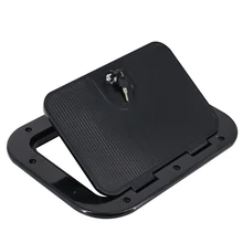 Морской катер люк доступа крышка-круглый, винт палубы инспекции пластина, анти-старение, 248X378 мм