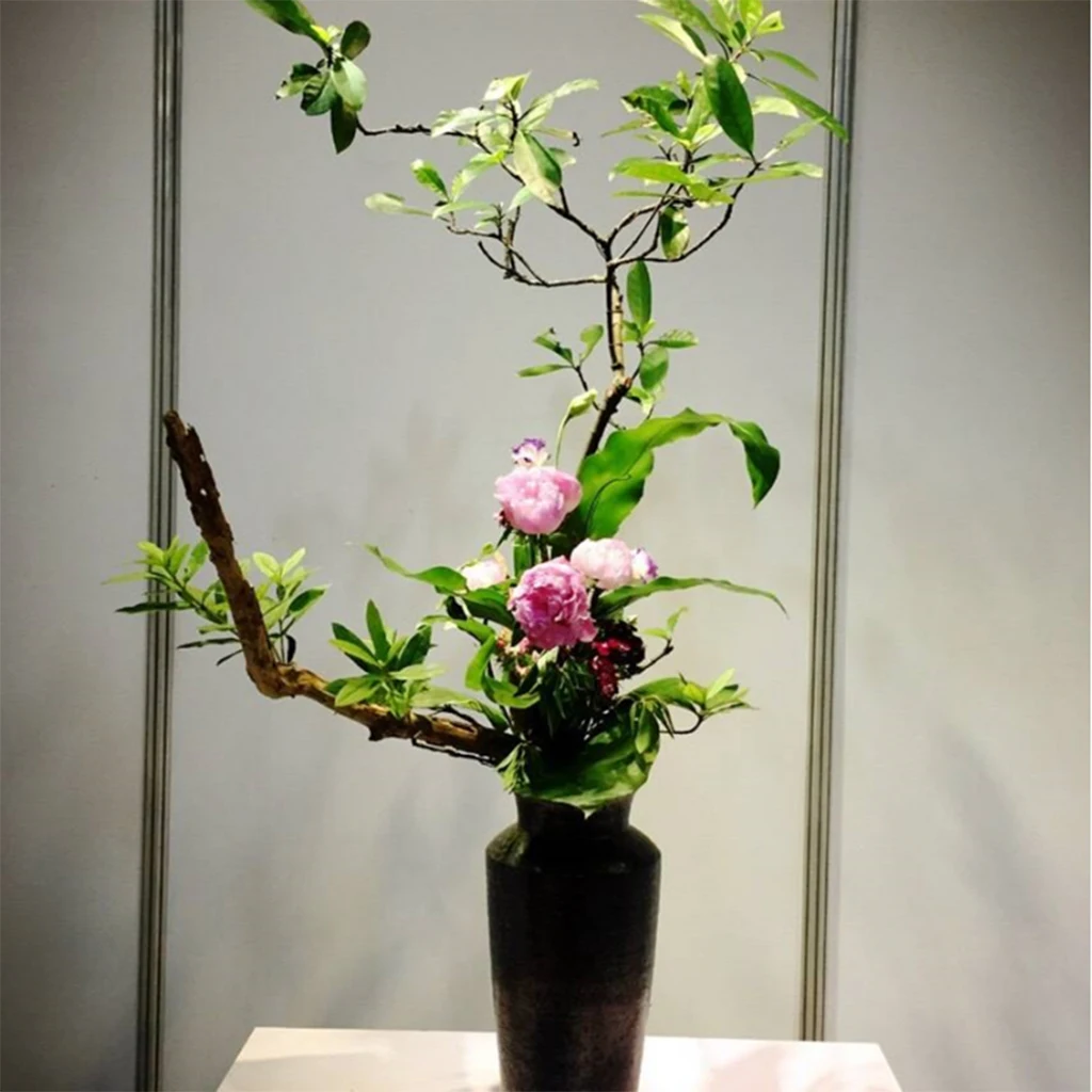 Adjustable Flower Arrangement Fixing Tool Ikebana Flower Branch Fixer Stick Easy Modeling Fixing Tool Flower Branches Divider