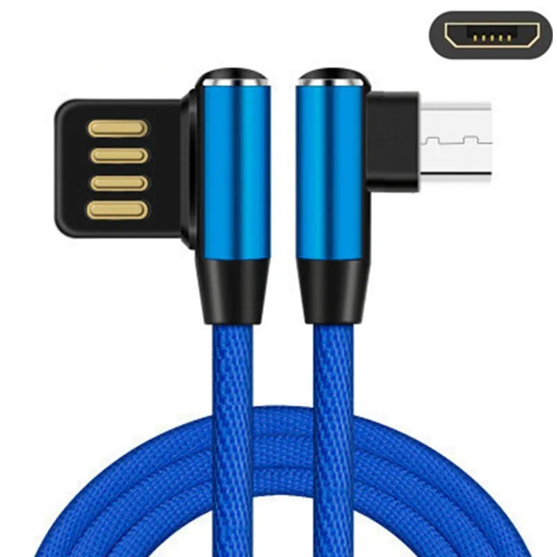 Быстрый прочный кабель для huawei P Smart Z P30 Pro P20 Nova 5 5i Honor 9 10 Lite USB автомобильное зарядное устройство настенный ЕС дорожный штекер - Тип штекера: for Micro Blue