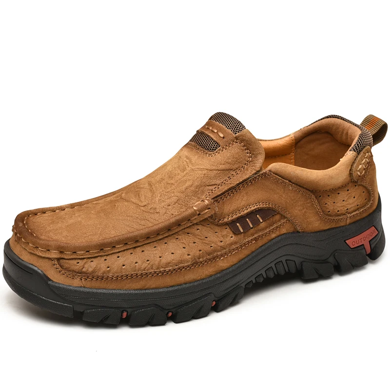 

Large men's shoes 2020 soft soled men's shoes spring and autumn British Doudou shoes men's driving shoes business dad's shoes