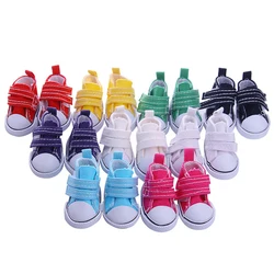 Chaussures en toile de 5cm pour poupée EXO Blyth, Mini baskets en coton faites à la main, 12 couleurs, meilleur cadeau pour fille 