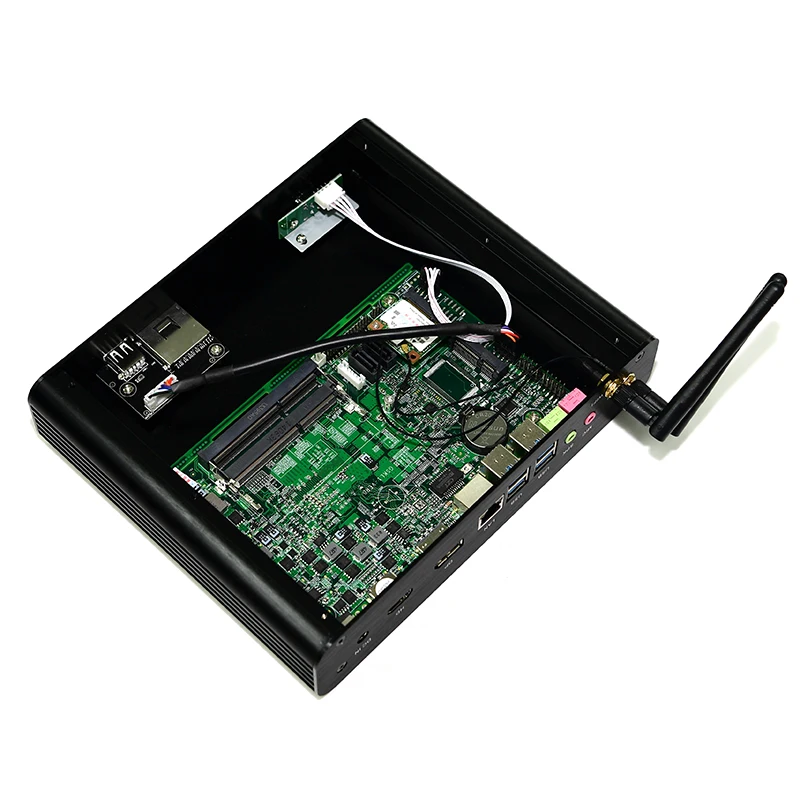  Eglobal mini pc onboard Intel Core i7-7500U up to 3.5GHz computer pc case DP HD LAN 5USB DDR4 SD Ca