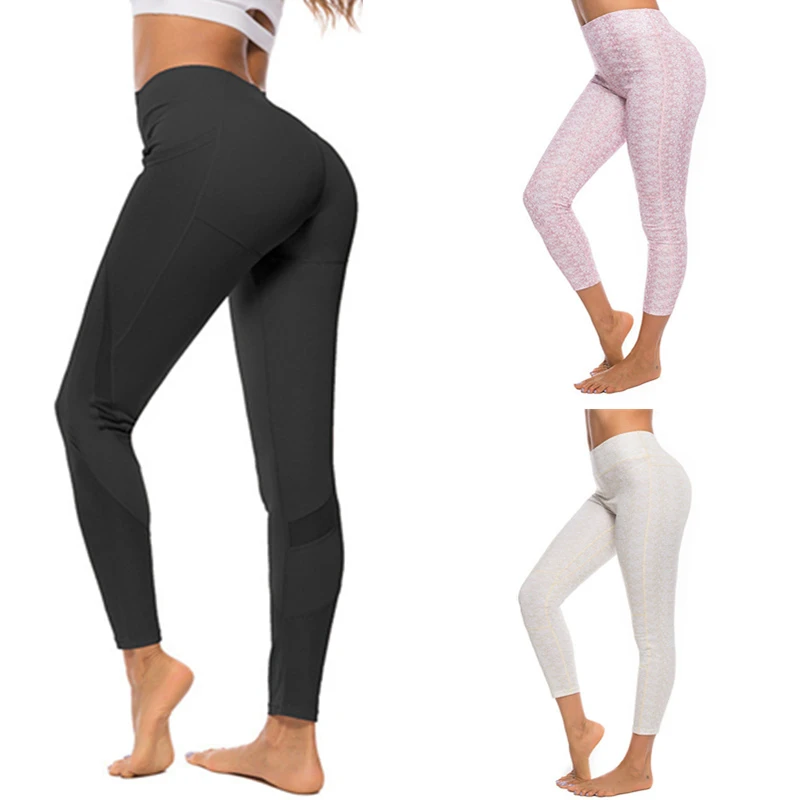 

Seamless Leggings Solid High Waist Pants Women Running Tights Jogging Leggings Gym Pants Workout Yoga Tights For Fitness Female
