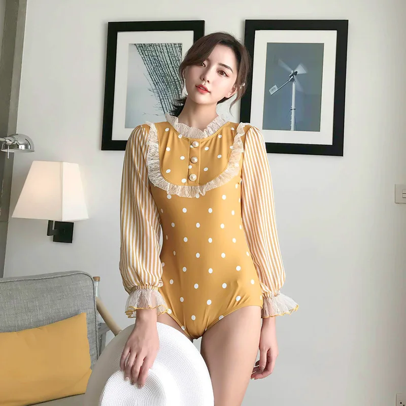 One-Piece Swimwear For Women Swimsuit Full Woman One Piece Fused Female Swimsuits 2019 Summer New Korea June Sexy Hot Bathing One-Piece Swimwear For Women Swimsuit Full Woman One Piece Fused Female Swimsuits 2019 Summer New Korea June Sexy Hot Bathing